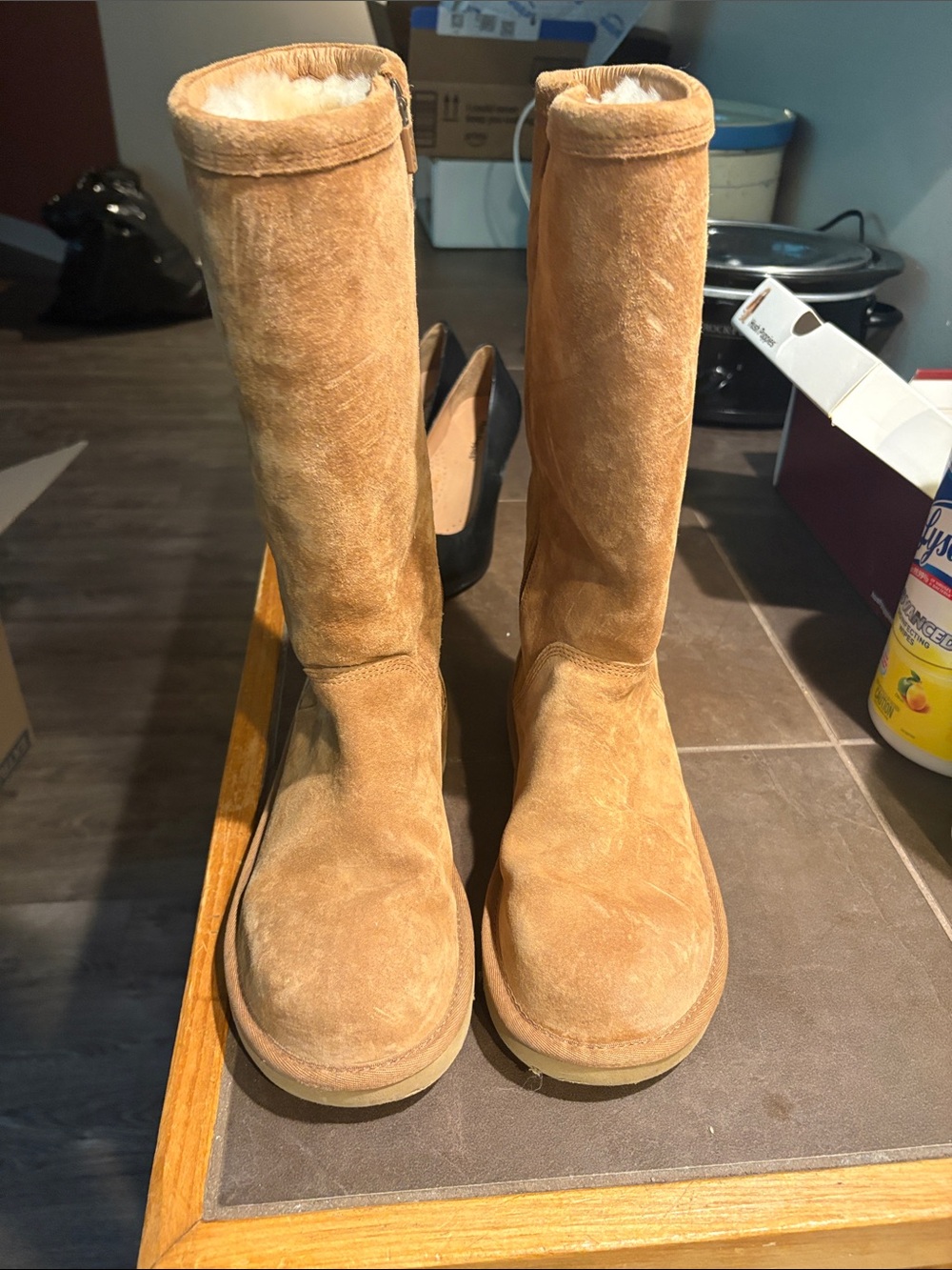 UGG Classic Tall Chestnut Suede Winter Boots